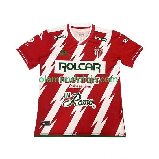 Camisola Club Necaxa Homem Equipamento Primeiro 2024-2025 Manga Curta
